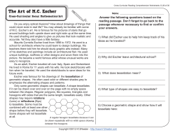 Cross-Curricular Reading Comprehension Worksheets