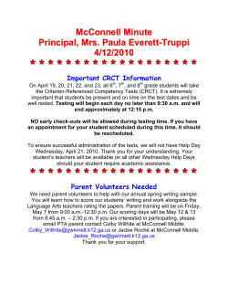 Help Day - McConnell Middle School