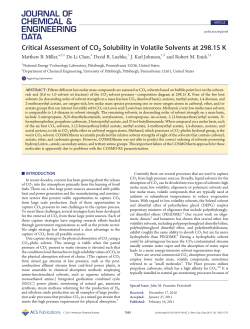 Critical Assessment of CO2 Solubility in Volatile