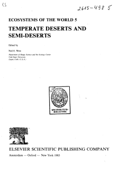 temperate deserts and semi-deserts