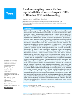 Random sampling causes the low reproducibility of rare