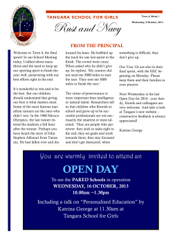 Rust and Navy Term 4 Week 1 2013