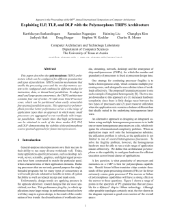 Exploiting ILP, TLP, and DLP with the Polymorphous TRIPS