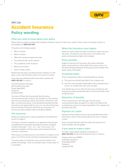 Accident Insurance