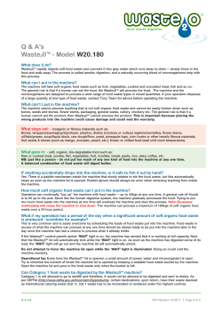 a pdf of our Waste 2 0&trade; Food Waste