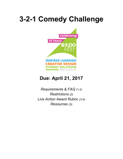3 - 2 - 1 Comedy Challenge