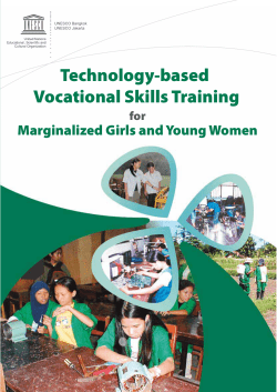 Technology-based vocational skills training for
