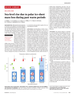 Sea-level rise due to polar ice-sheet mass loss during past warm