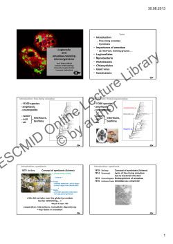 ESCMID Online Lecture Library &copy; by author