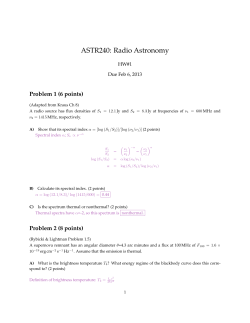 ASTR240: Radio Astronomy