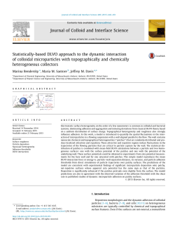 Statistically-based DLVO approach to the dynamic interaction of