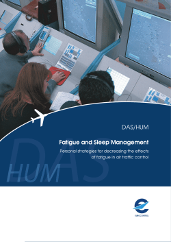Fatigue and Sleep Management