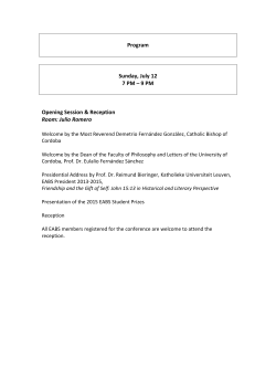 to view the latest version of the meeting programme