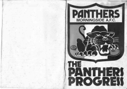 Panther Print Sept 1989