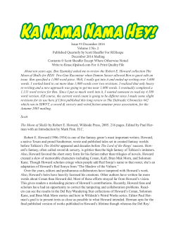 Issue #3 December 2014 Volume 2 No. 2 - Robert-E