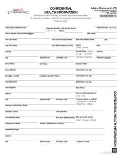 confidential health informa tion confidential