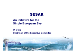 SESAME Definition Phase The Air Transport Industry Plan for the
