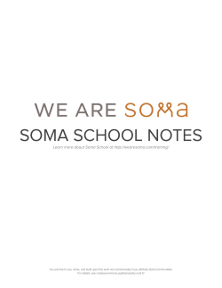 Soma School Notes Newer