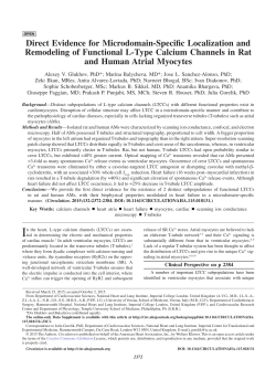 Direct Evidence for Microdomain-Specific Localization and