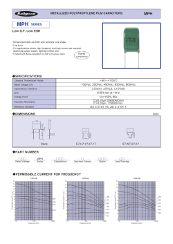 SPECIFICATIONS PART NUMBER METALLIZED
