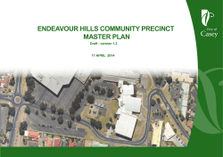 endeavour hills community precinct master plan