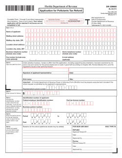 DR-309660 - Florida Department of Revenue