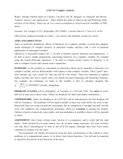 G12CAN Complex Analysis Books: Schaum Outline book on