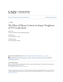The Effect of Silicon Content on Impact Toughness of T91 Grade