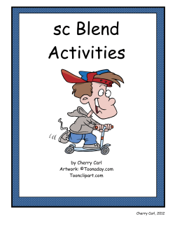 sc Blend Activities