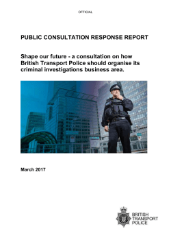Crime Review Roster Consultation