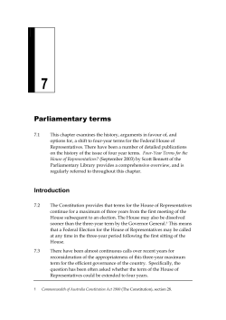 chapter 7 - Parliament of Australia