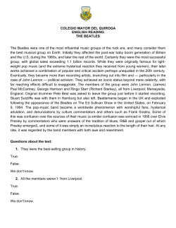 COLEGIO MAYOR DEL QUIROGA ENGLISH READING THE