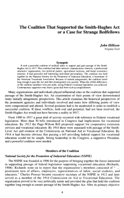 JVTE v11n2 - The Coalition that Supported the Smith