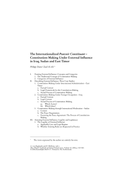 The Internationalized Pouvoir Constituant - Max-Planck