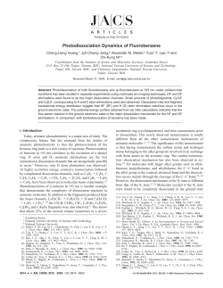 Photodissociation Dynamics of Fluorobenzene