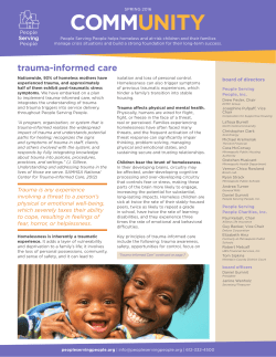 COMMUNITY - People Serving People