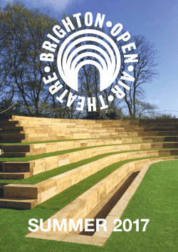 brochure - Brighton Open Air Theatre