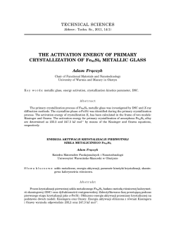 THE ACTIVATION ENERGY OF PRIMARY