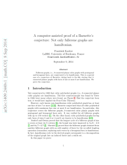 A computer-assisted proof of a Barnette`s conjecture: Not only