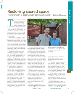 Restoring Sacred Space Sandpoint Magazine SMW13_p81