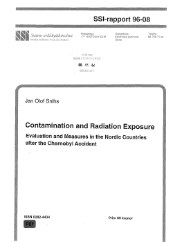 Contamination and Radiation Exposure, Evaluation and Measures