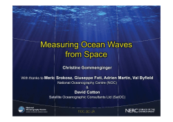 Measuring Ocean Waves from Space