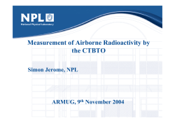 Measurement of Airborne Radioactivity by the CTBTO