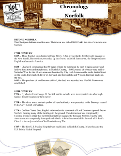 Chronology Norfolk - norfolkpubliclibrary.org