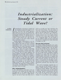 Industrialization: Steady Current or Tidal Wave?