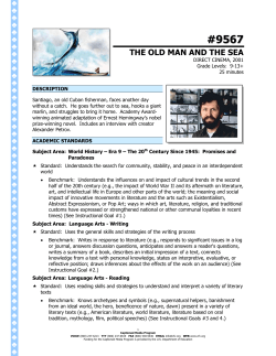 THE OLD MAN AND THE SEA - The Described and Captioned
