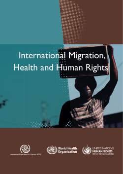 International Migration, Health and Human Rights