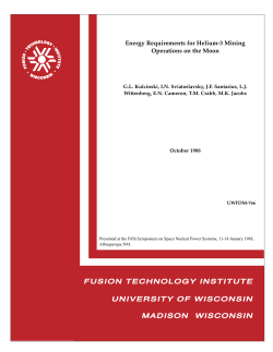Energy Requirements for Helium-3 Mining