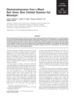 Electroluminescence from a Mixed Red&minus;Green&minus;Blue Colloidal