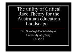 View presentation slides - The University of Sydney